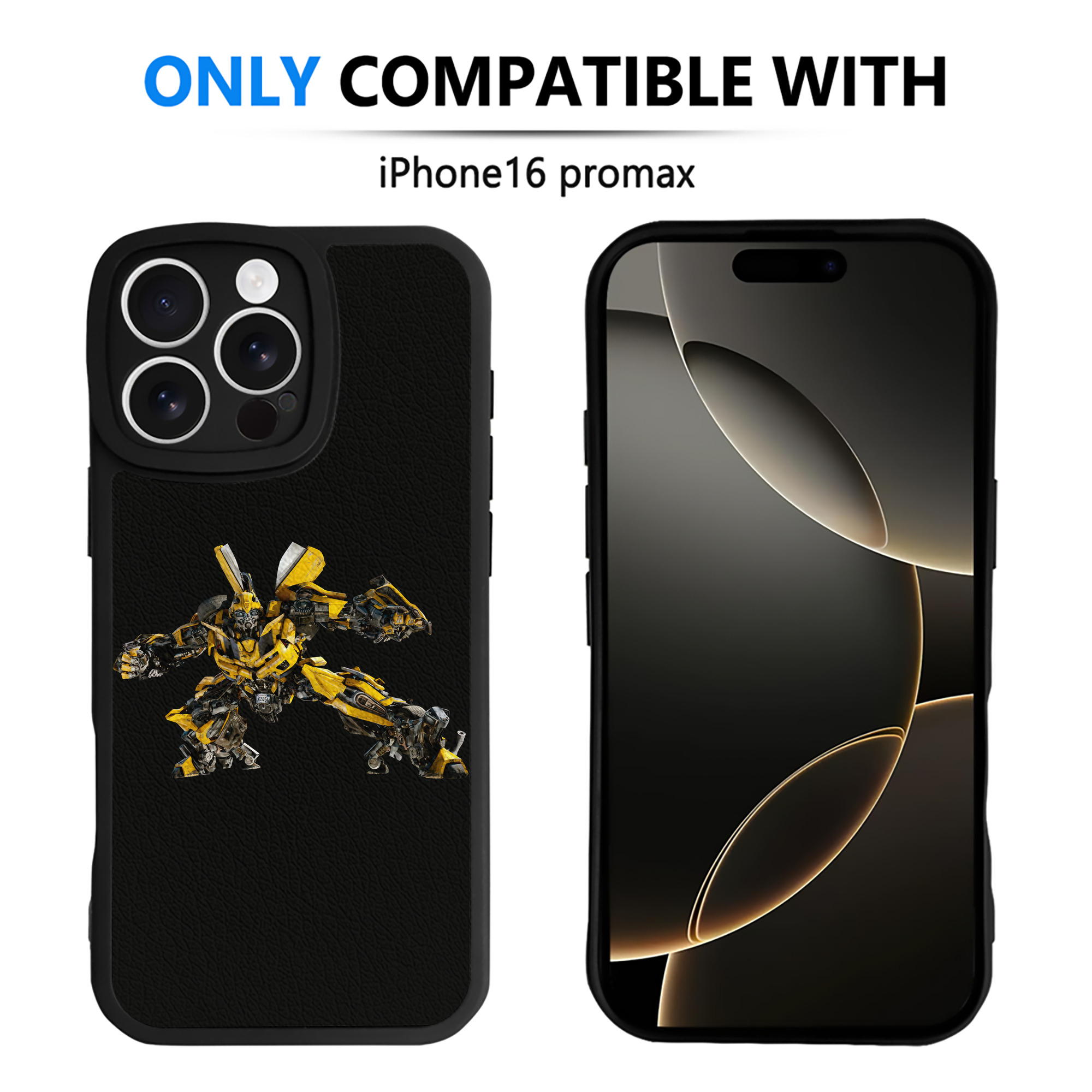 （画像用） Transformers トランスフォーマー 【iPhone 16シリーズ対応】シリコンスマホケース（レザー調） 材質：シリコン